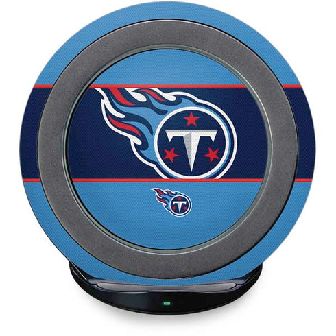 NFL Tennessee Titans Zone Block Fast Charge Wireless Charging Stand Skin